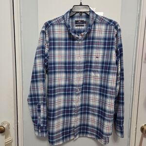Vineyard Vines Performance Classic Fit Tucker Button Down Shirt Size XL